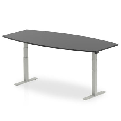 HighGloss 2400 Writabe Tble BK SL Leg