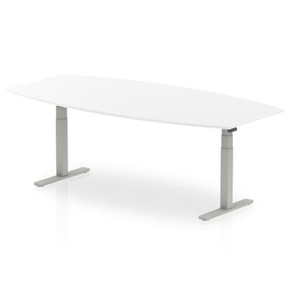 HighGloss 2400 Writabe Tble WH SL Leg