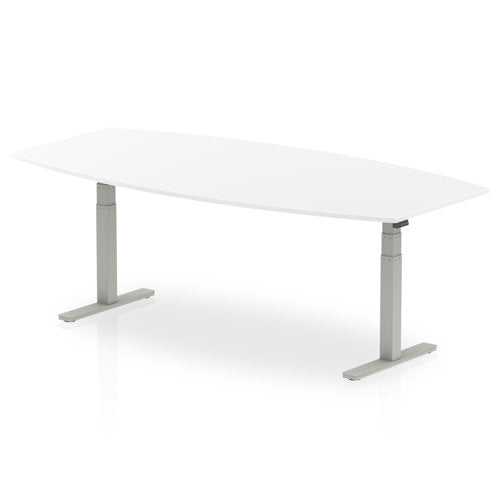 HighGloss 2400 Writabe Tble WH SL Leg