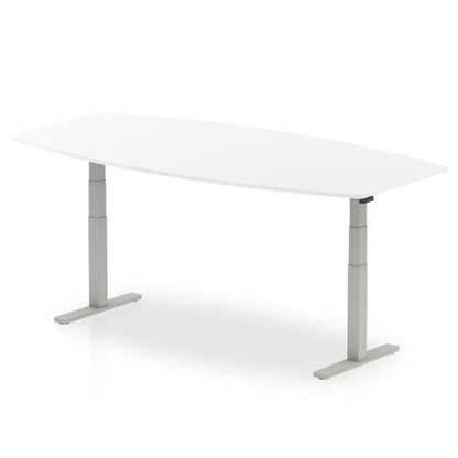 HighGloss 2400 Writabe Tble WH SL Leg