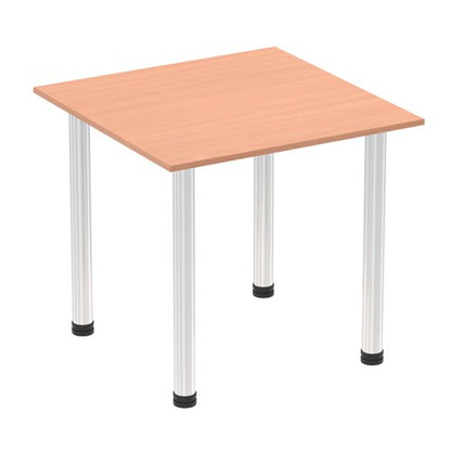 Impulse 800 Sq Tbl Beech Chrm Leg