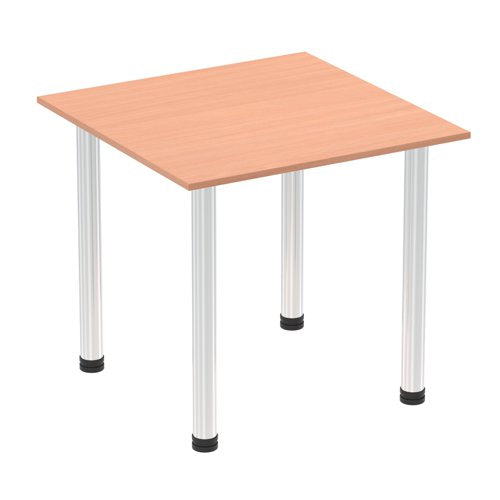 Impulse 800 Sq Tbl Beech Chrm Leg