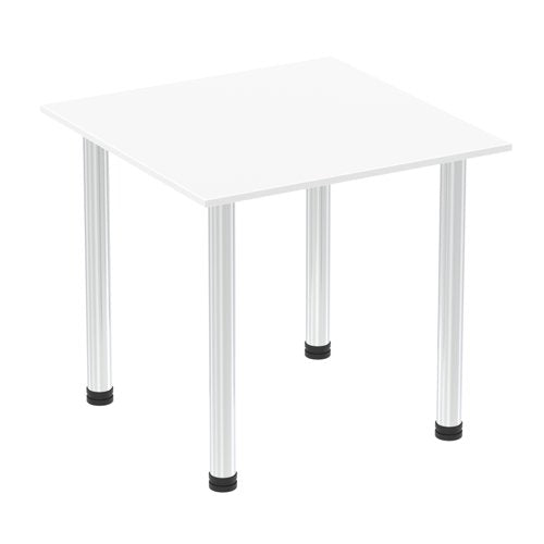 Impulse 800 Sq Tbl White Chrm Leg