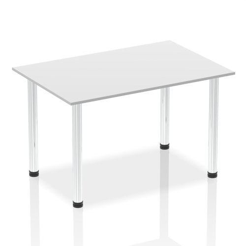 Impulse 1400mm Table White CH Leg