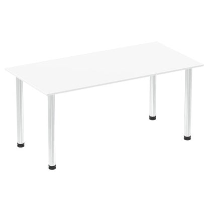 Impulse 1600mm Table White CH Leg