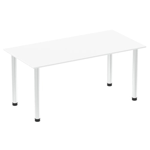 Impulse 1600mm Table White CH Leg