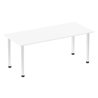 Impulse 1800mm Table White CH Leg