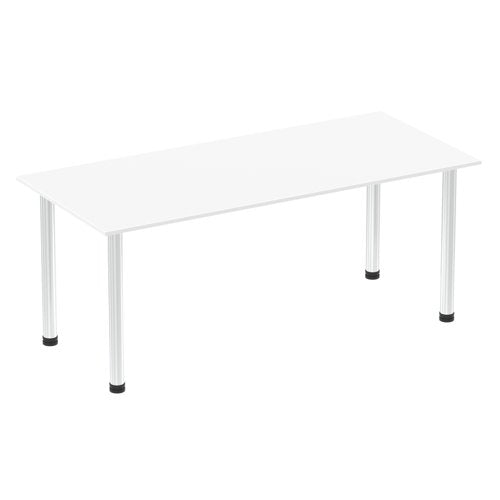 Impulse 1800mm Table White CH Leg