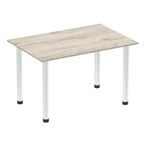 Impulse 1200mm Table GY Oak CH Leg