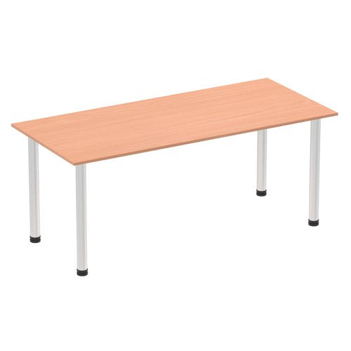 Impulse 1800mm Table Beech AL Leg