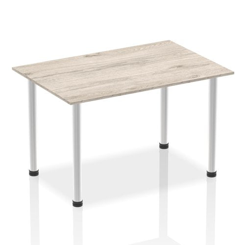 Impulse 1400mm Table GY Oak AL Leg