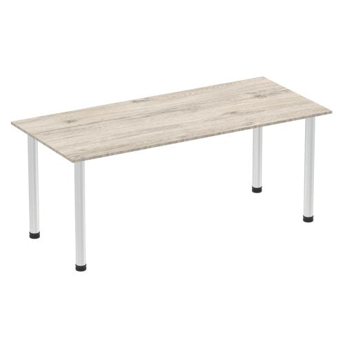 Impulse 1800mm Table GY Oak AL Leg