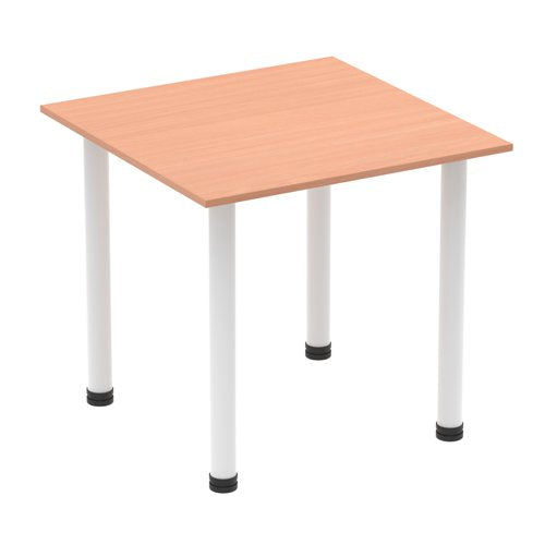 Impulse 800 Sq Tbl Beech WH Leg