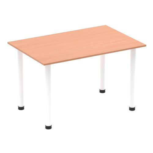 Impulse 1200mm Table Beech WH Leg