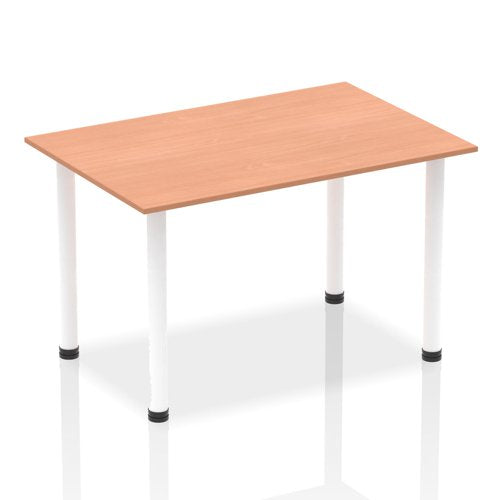 Impulse 1400mm Table Beech WH Leg