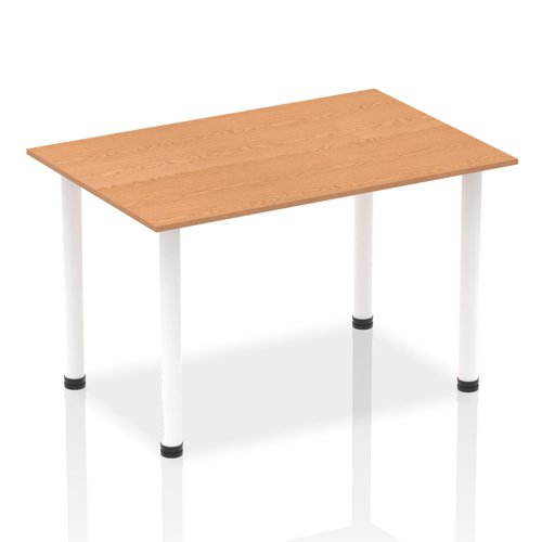 Impulse 1400mm Table Oak WH Leg