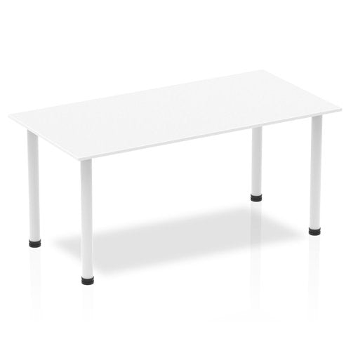 Impulse 1600mm Table White WH Leg