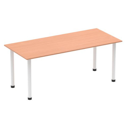 Impulse 1800mm Table Beech WH Leg