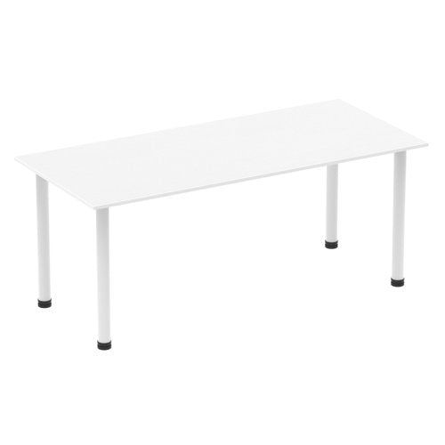 Impulse 1800mm Table White WH Leg
