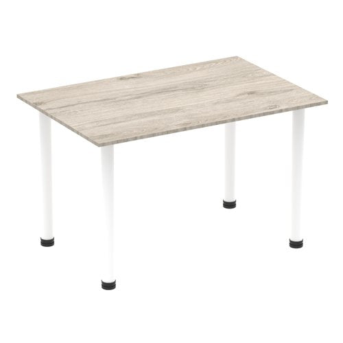 Impulse 1200mm Table GY Oak WH Leg