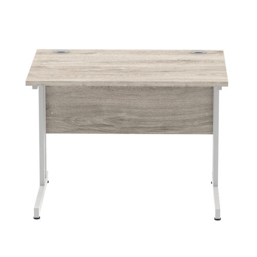 Impulse 1000x800 Desk GY Oak SL Leg