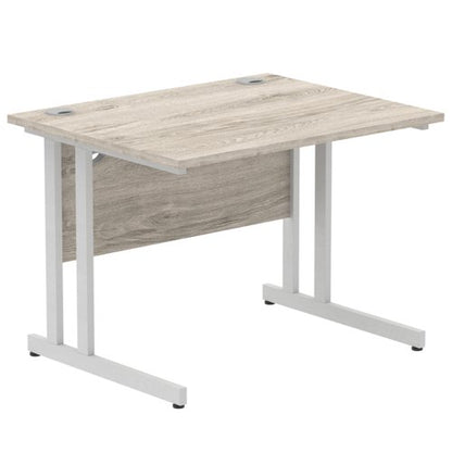 Impulse 1000x800 Desk GY Oak SL Leg