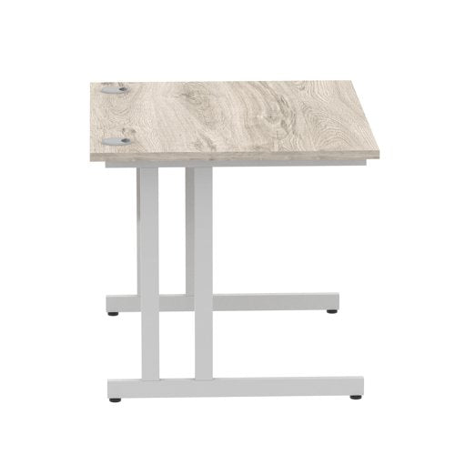 Impulse 1000x800 Desk GY Oak SL Leg