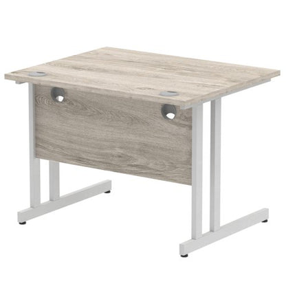 Impulse 1000x800 Desk GY Oak SL Leg