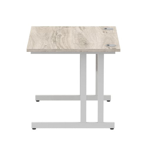Impulse 1000x800 Desk GY Oak SL Leg