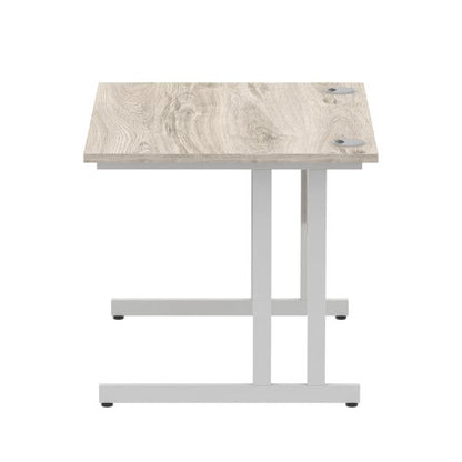 Impulse 1000x800 Desk GY Oak SL Leg