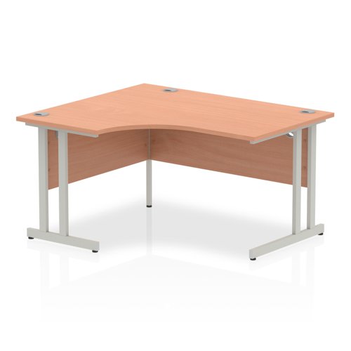 Impulse 1400 LCres Desk Beech SL Leg