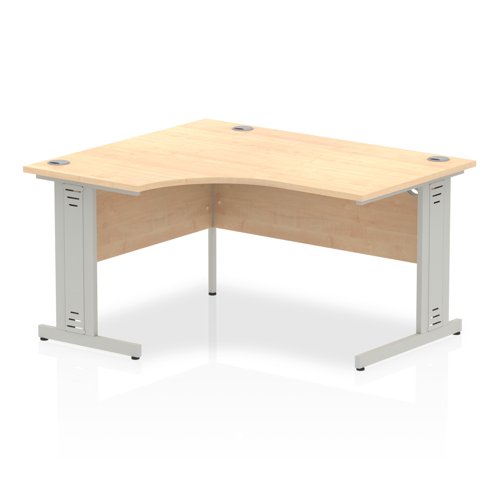 Impulse 1400 LH Desk Maple SL Cbl