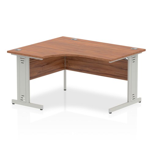 Impulse 1400 LH Desk Walnut SL Cbl