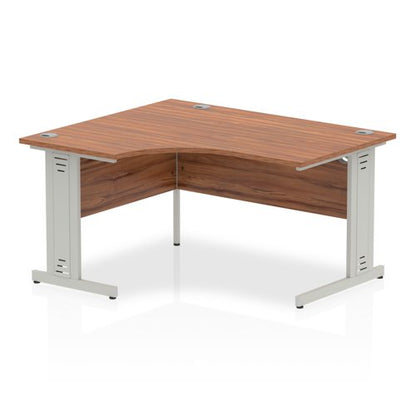 Impulse 1400 LH Desk Walnut SL Cbl