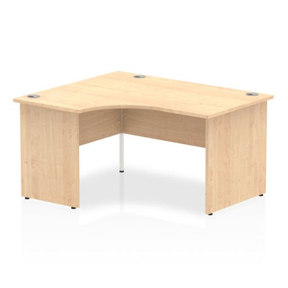 Impulse 1400 LH Desk Maple End Leg