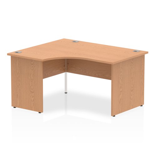 Impulse 1400 LCres Desk Oak End Leg