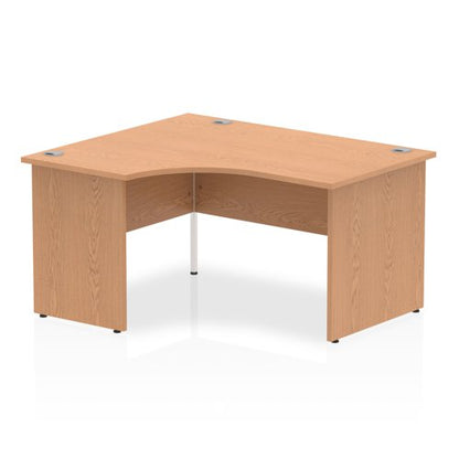 Impulse 1400 LCres Desk Oak End Leg