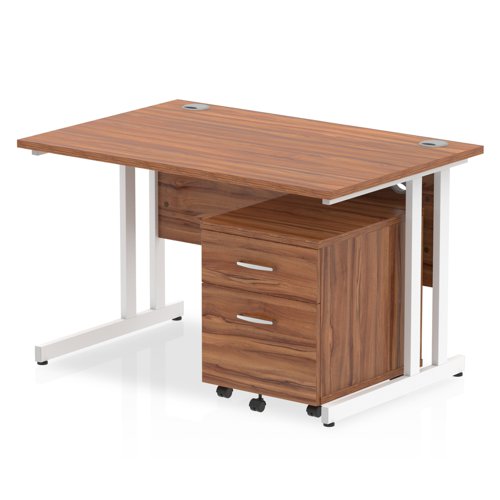 Impulse 1200x800 Desk WL WH 2 Drw Ped