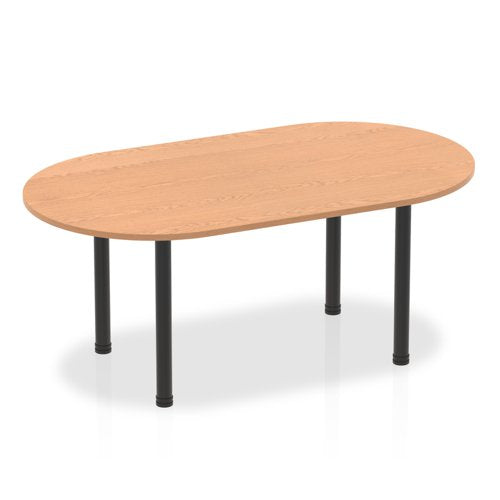 Impulse 1800 Bdrm Tbl Oak BK Leg