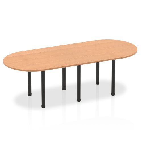 Impulse 2400 Bdrm Tbl Oak BK Leg