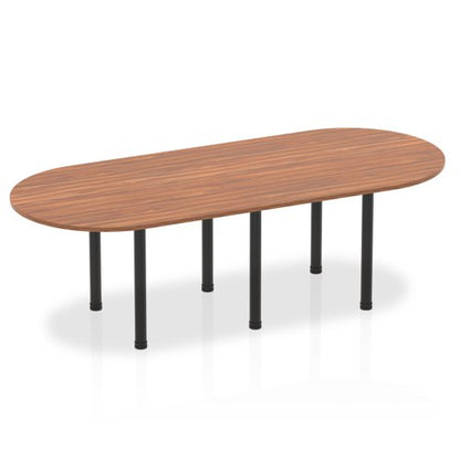 Impulse 2400 Bdrm Tbl Walnut BK Leg