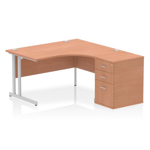Impulse 1400 RH Desk BE SL 600 DH Ped