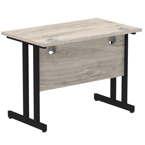 Impulse 1000x600 GY Oak BK Leg