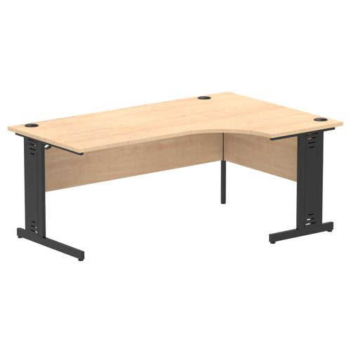 Impulse 1800mm RH Desk Cbl Man MP BK