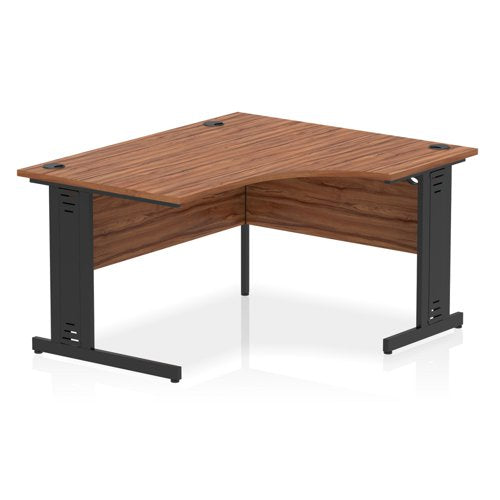 Impulse 1400mm RH Desk Cbl Man WL BK