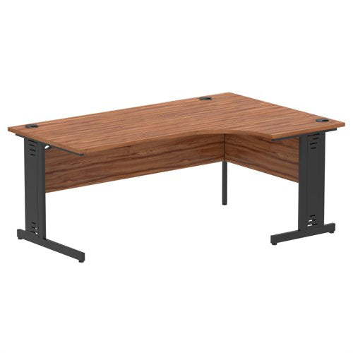 Impulse 1800mm RH Desk Cbl Man WL BK