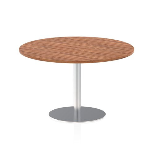 Italia 1200 Rd Tbl Walnut 725 Leg