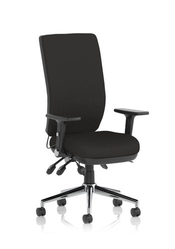 Chiro High Back Chair Adjust BK