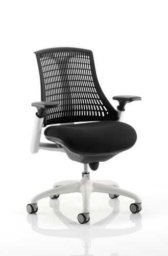 Flex White Frame Black Back