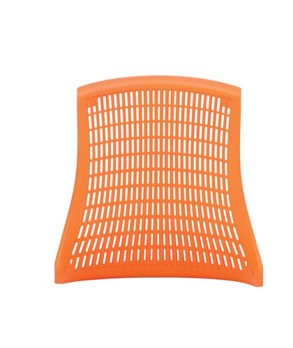 Flex White Frame Orange Back wHR